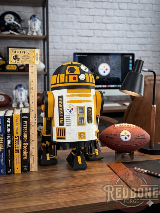 Pittsburgh -Inspired R2 Astromech Steelers Droid