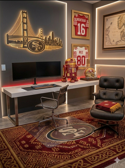 San Francisco-Inspired R2 49ers Red & Gold Astromech Droid