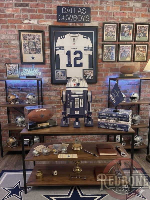 Dallas Cowboys R2 D2 3D Printed Helmet