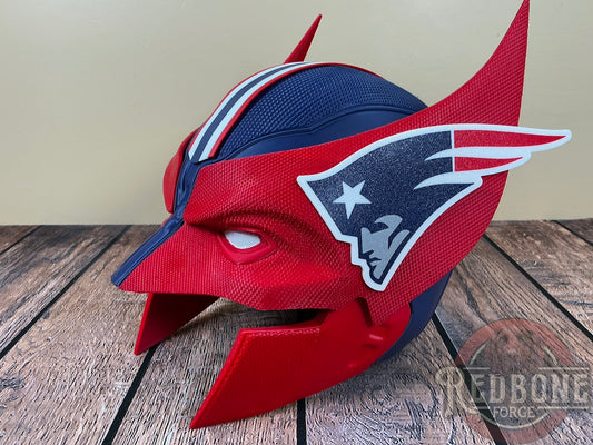 New England-Inspired Red, White, & Blue Mutant Cowl