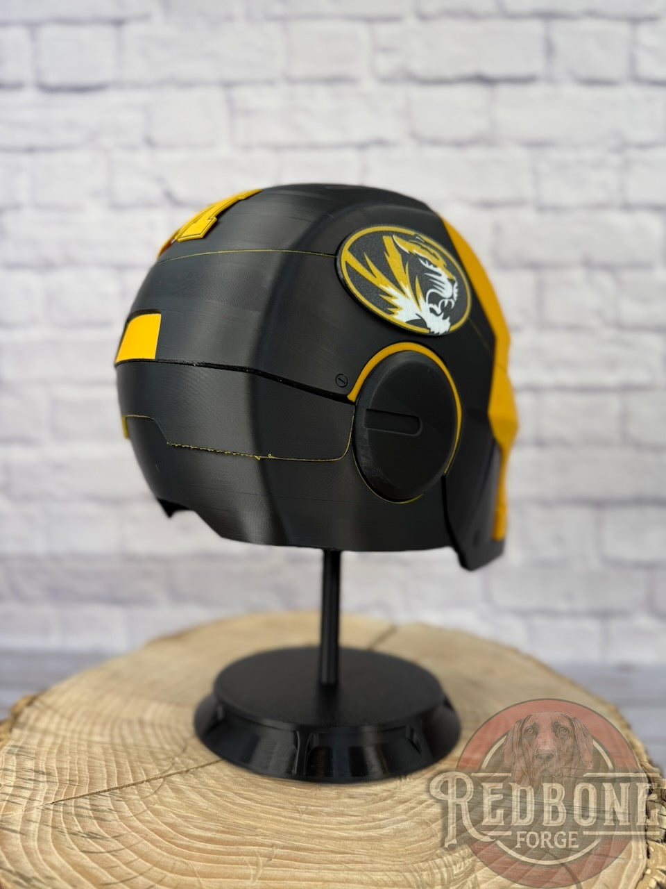 Mizzou- Inspired Iron Hero Helmet - Mark M in Black & Gold