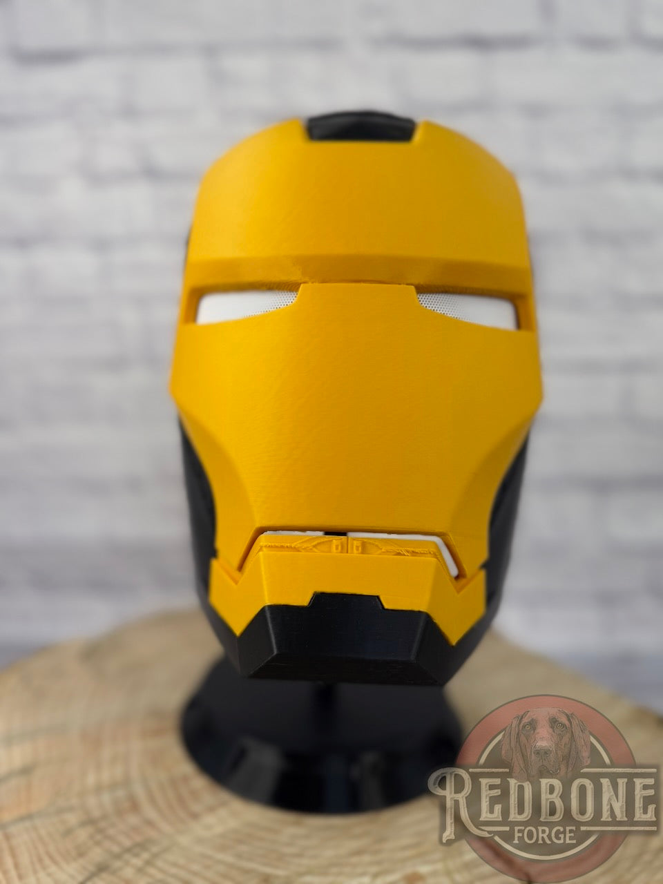 Mizzou- Inspired Iron Hero Helmet - Mark M in Black & Gold