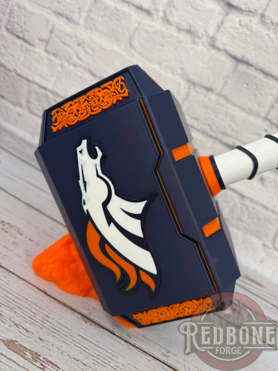 Denver Broncos Thor Hammer 3D Printed Hammer