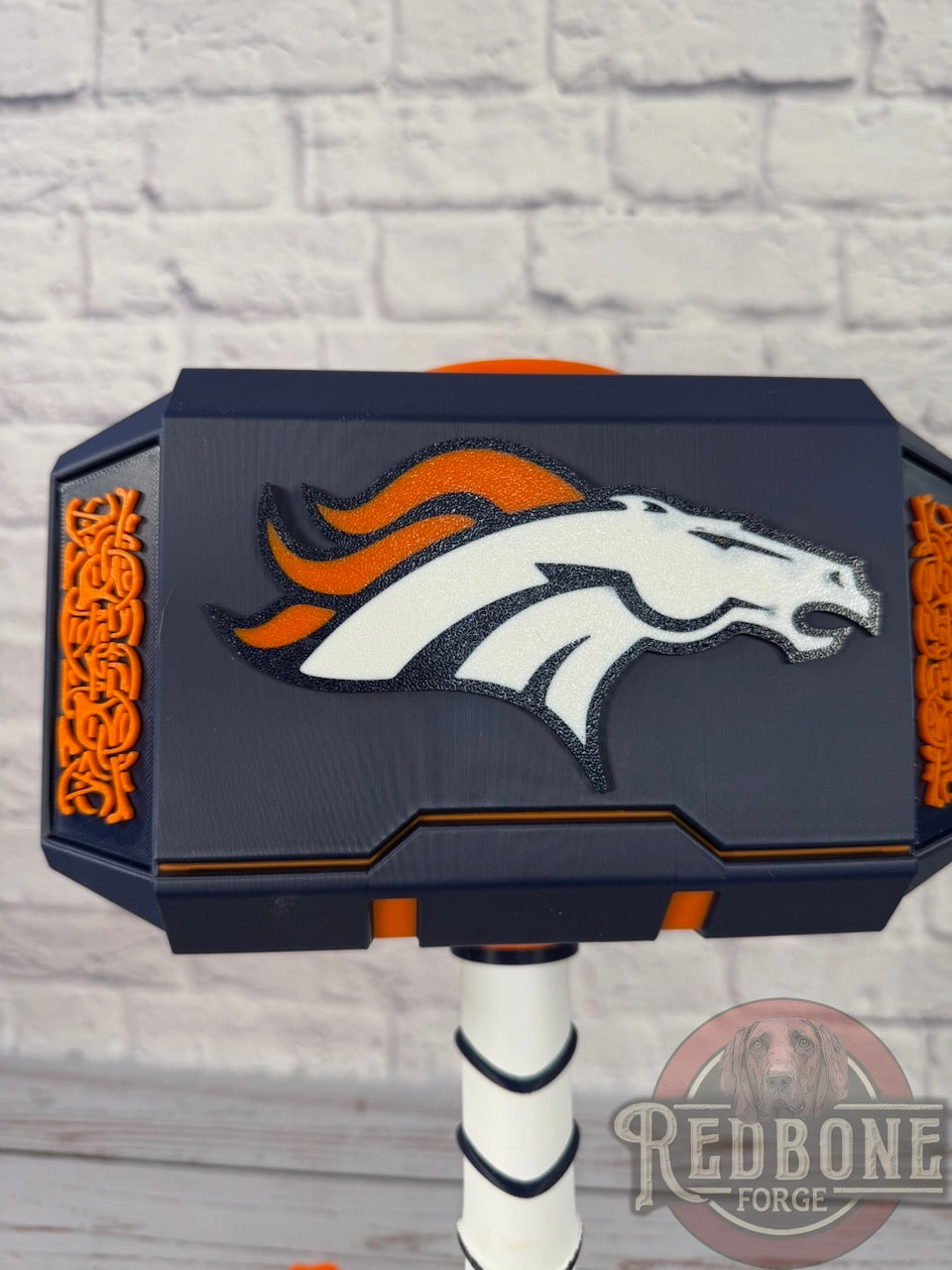 Denver Broncos Thor Hammer 3D Printed Hammer