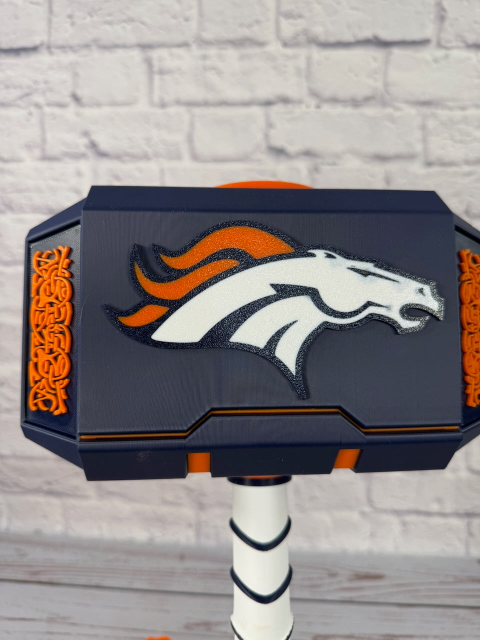 Broncos-Inspired Mjolnir Thor Hammer