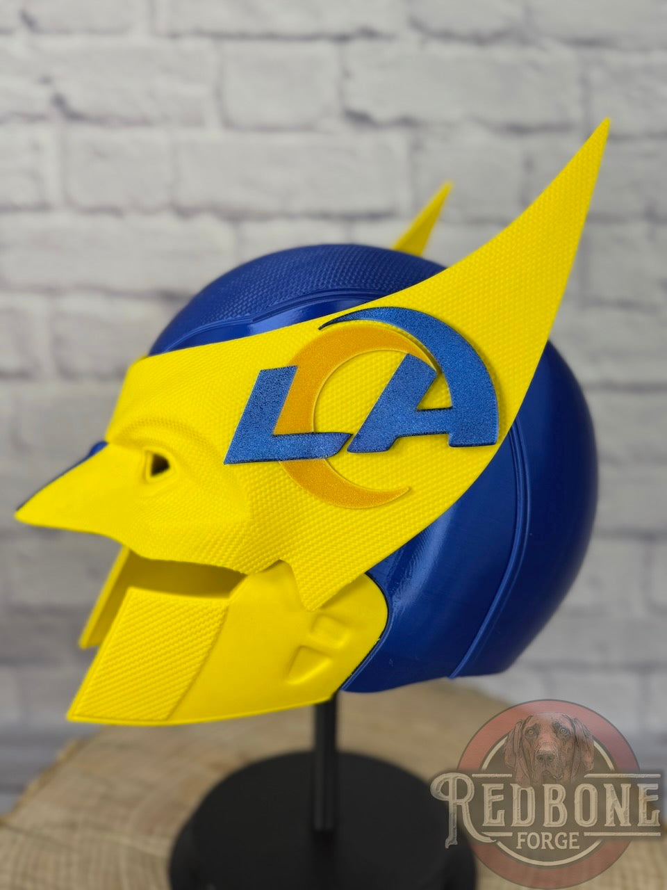 LA-Inspired Metallic Blue & Gold Mutant Cowl