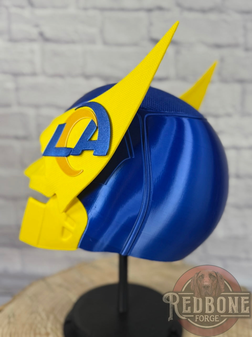 LA-Inspired Metallic Blue & Gold Mutant Cowl