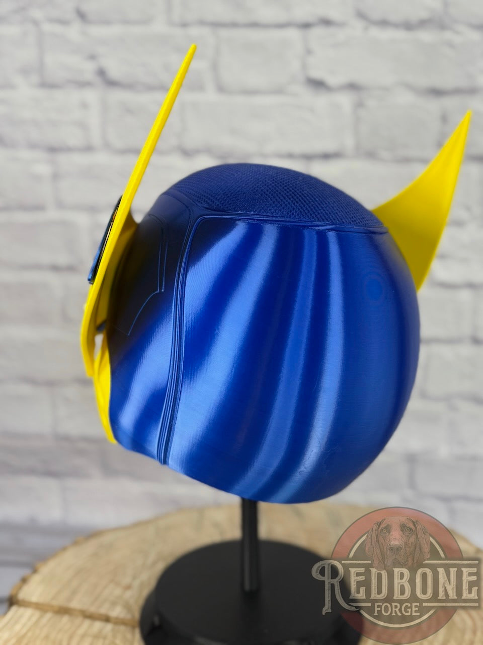 LA-Inspired Metallic Blue & Gold Mutant Cowl