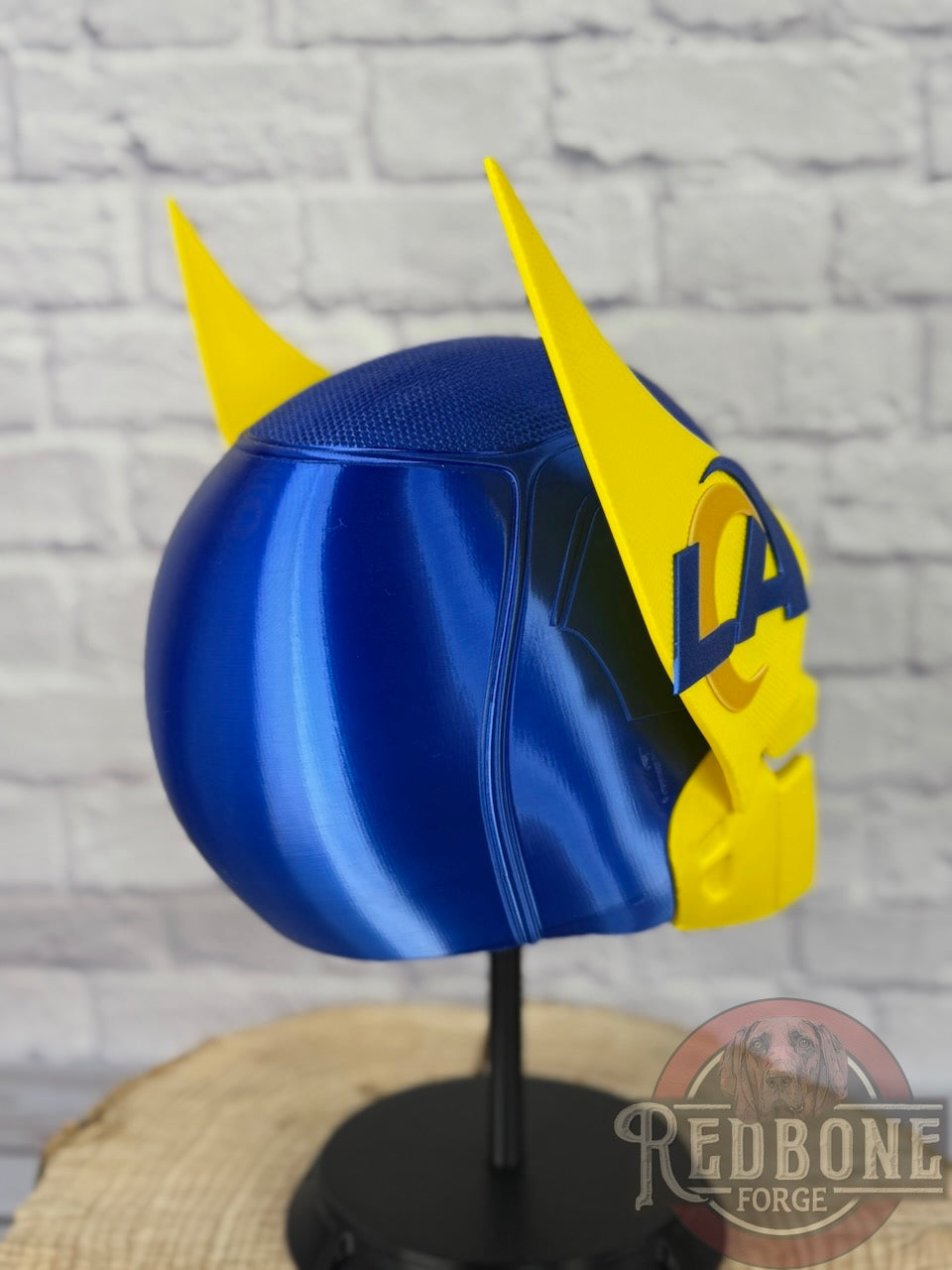 LA-Inspired Metallic Blue & Gold Mutant Cowl