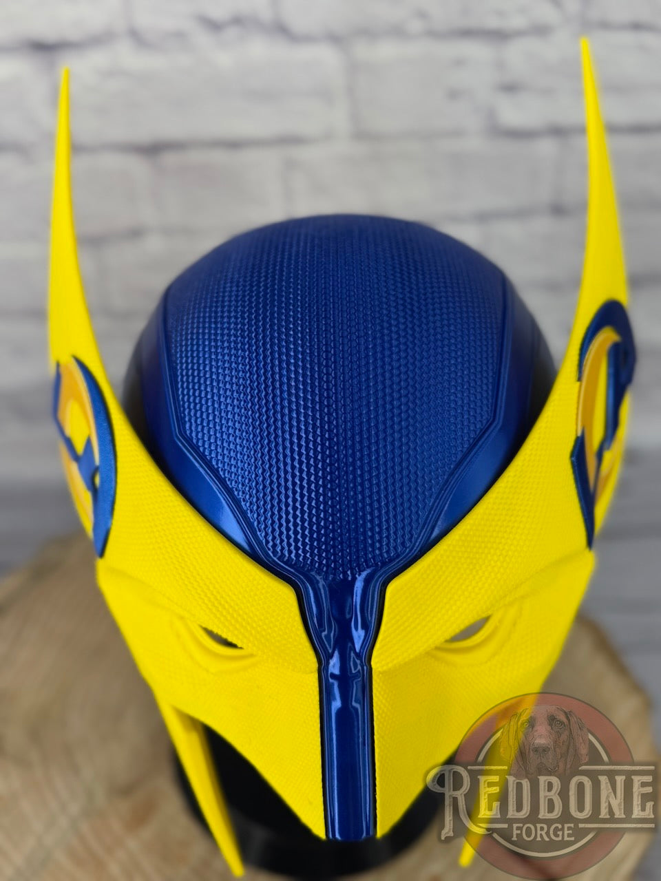 LA-Inspired Metallic Blue & Gold Mutant Cowl