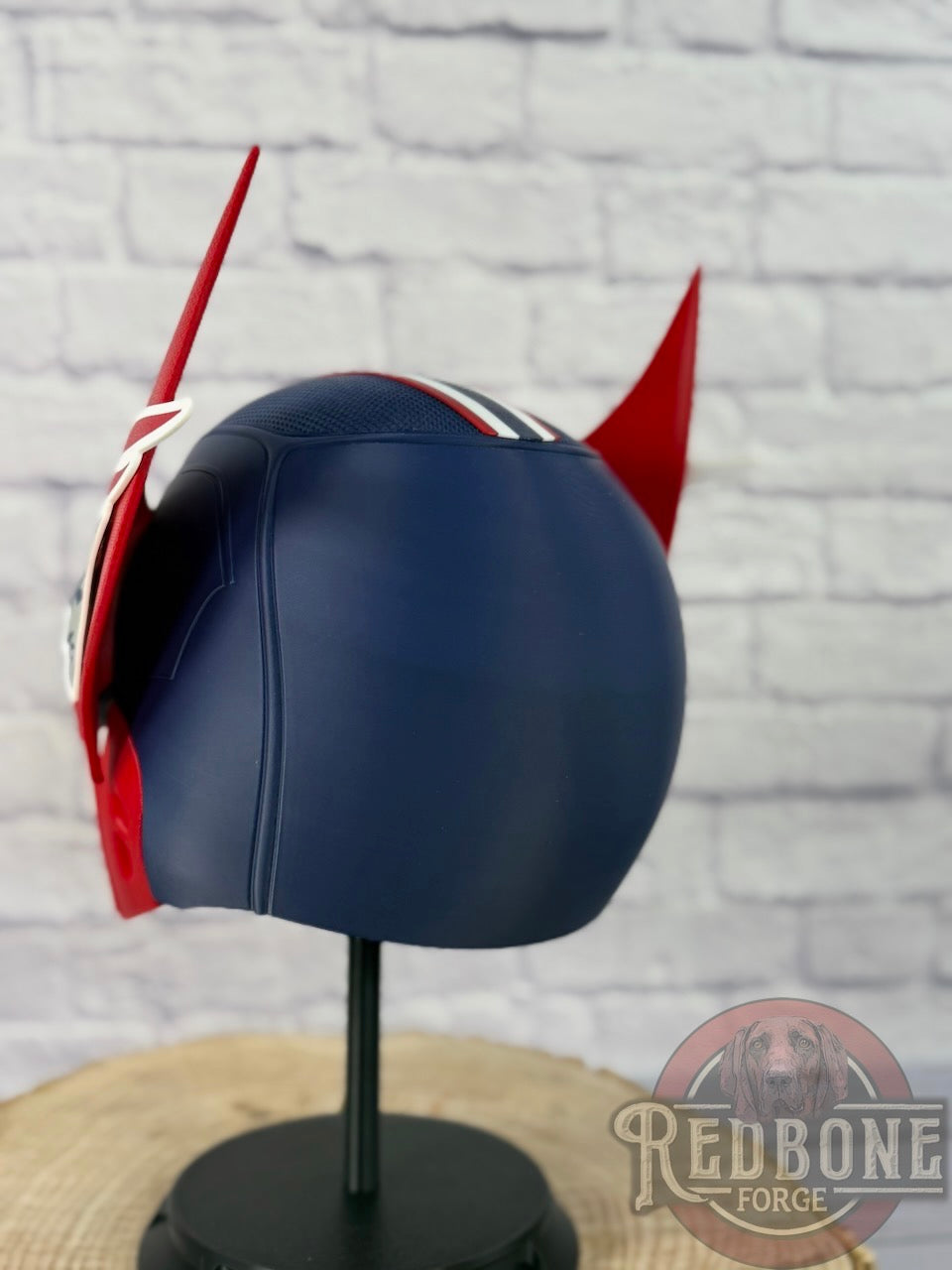 New England-Inspired Red, White, & Blue Mutant Cowl