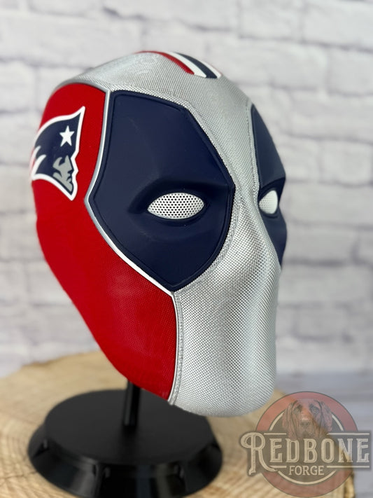 New England-Inspired Red, White, & Blue Masked Mercenary