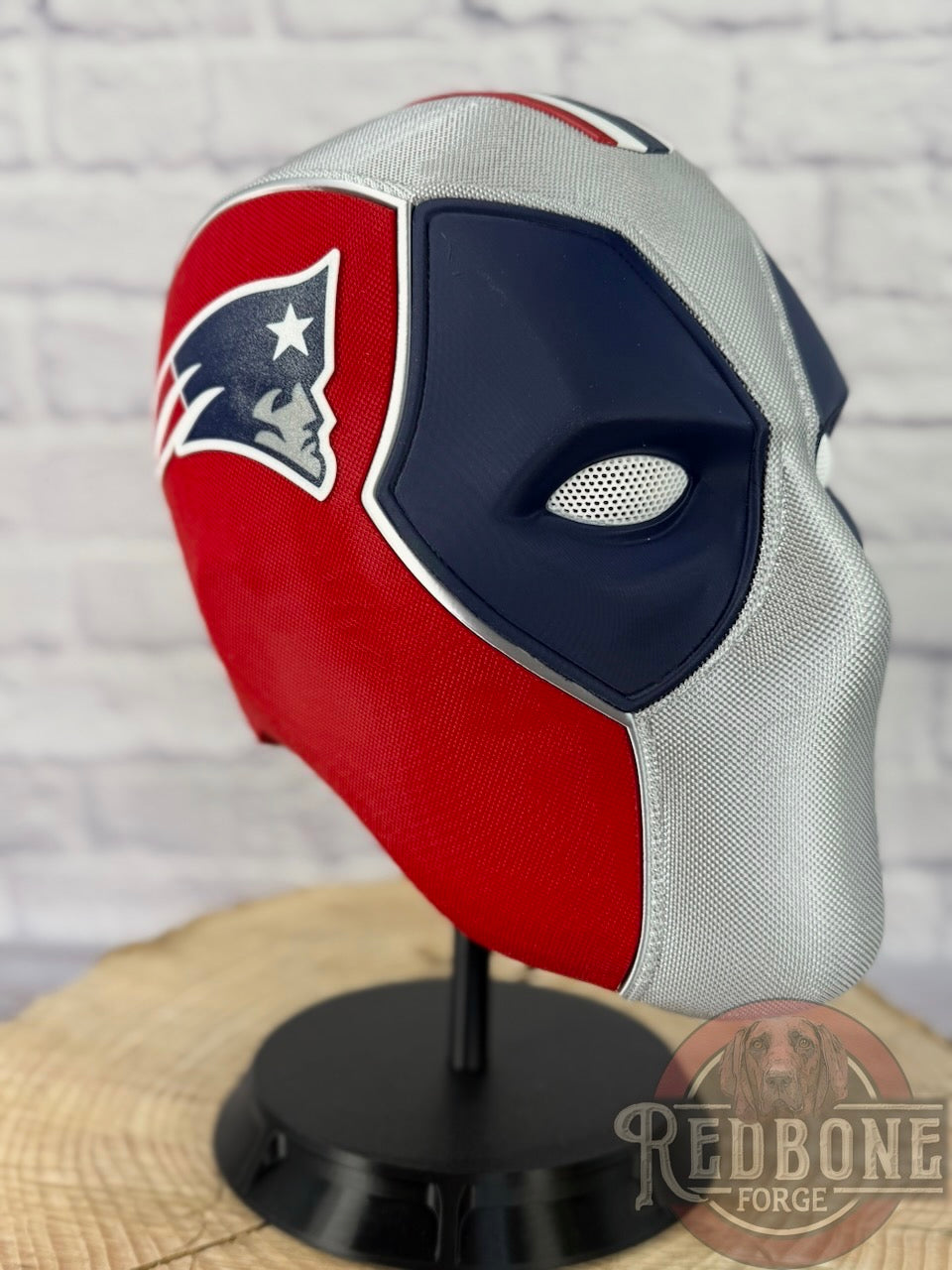 New England-Inspired Red, White, & Blue Masked Mercenary