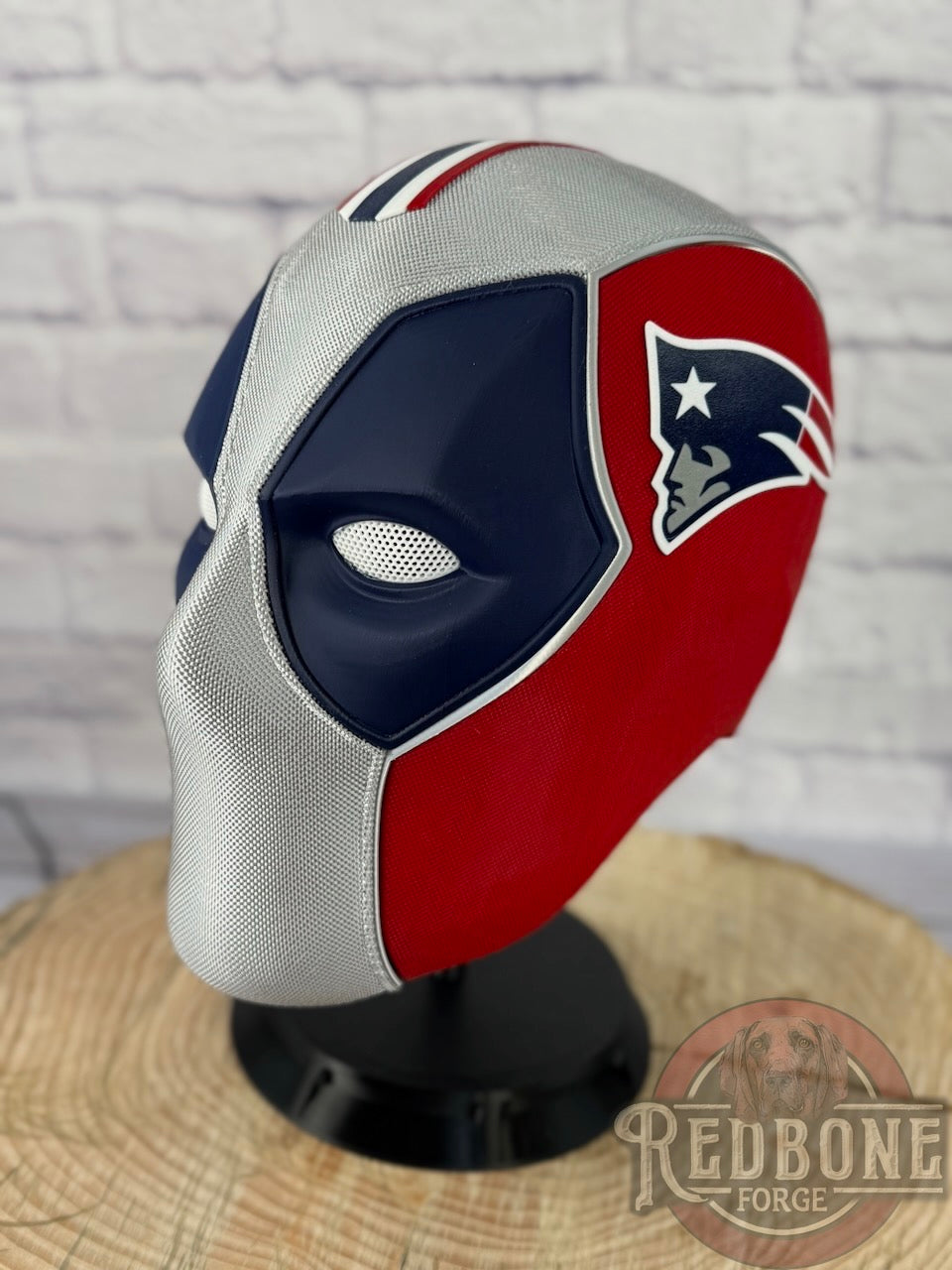 New England-Inspired Red, White, & Blue Masked Mercenary