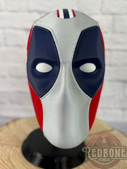 New England-Inspired Red, White, & Blue Masked Mercenary