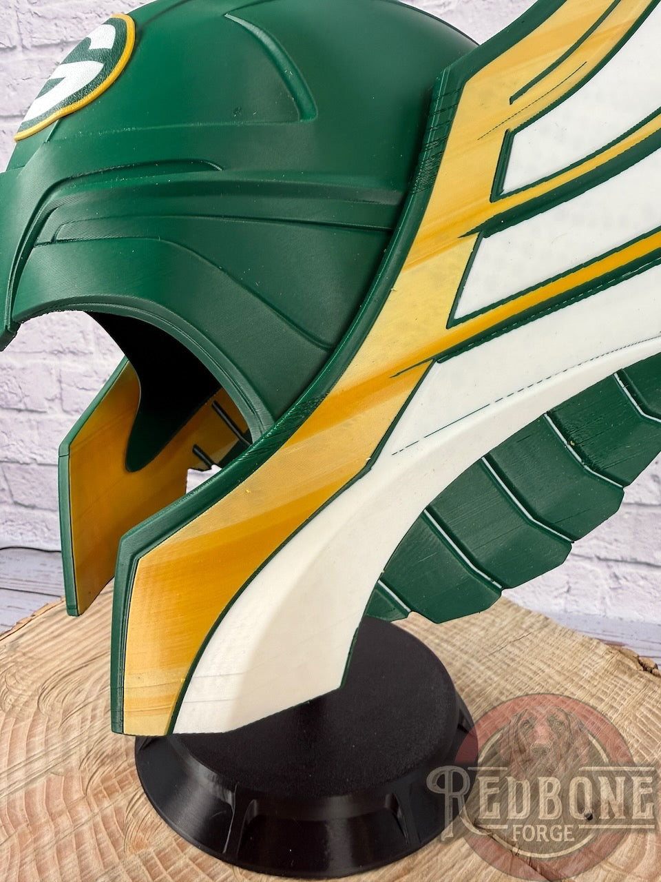 SCRATCH & DENT Green Bay-Inspired Norse God Helmet