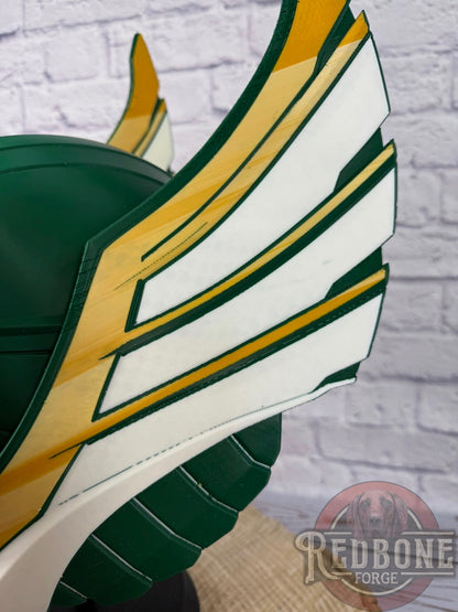 SCRATCH & DENT Green Bay-Inspired Norse God Helmet