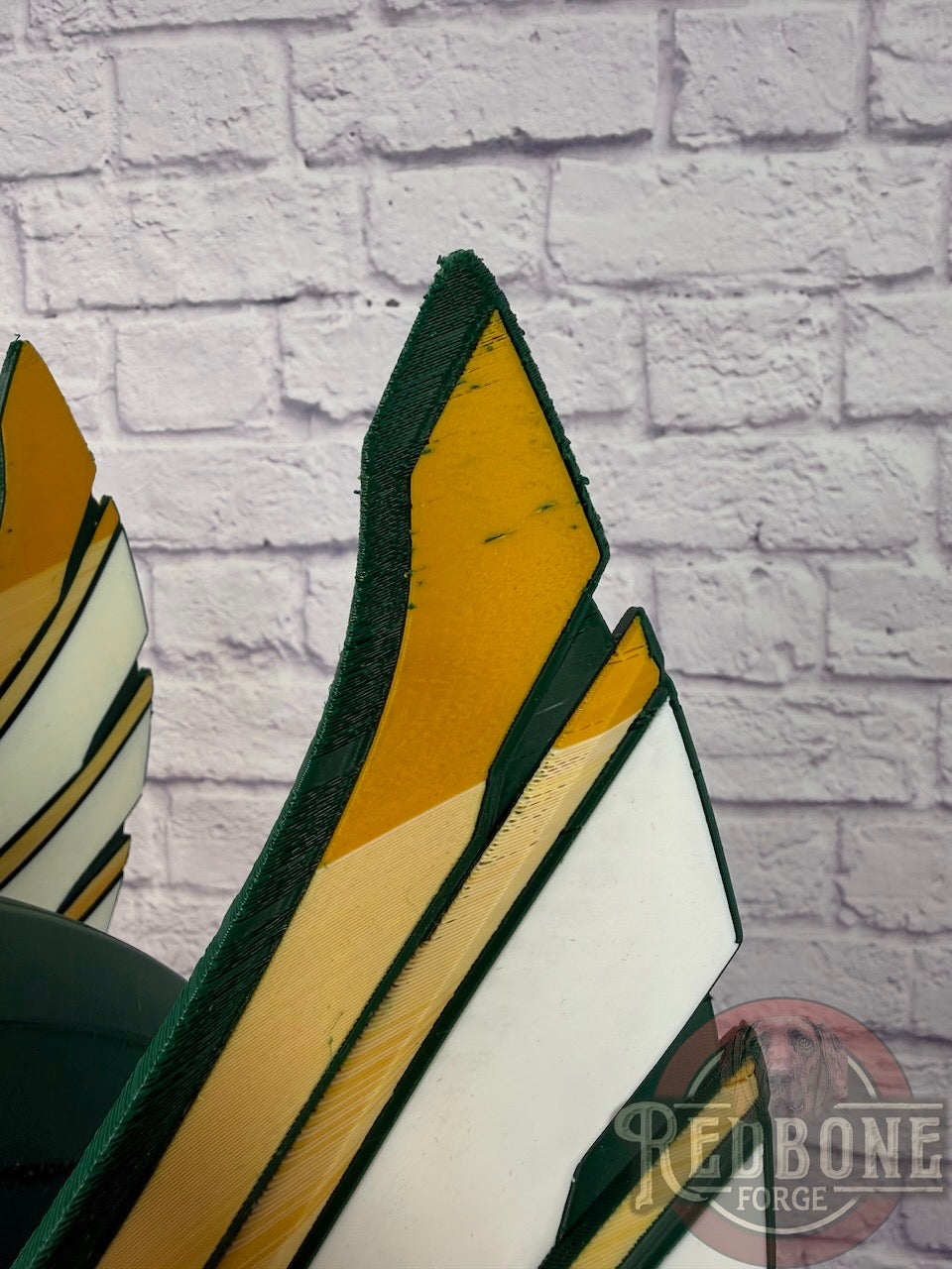 SCRATCH & DENT Green Bay-Inspired Norse God Helmet