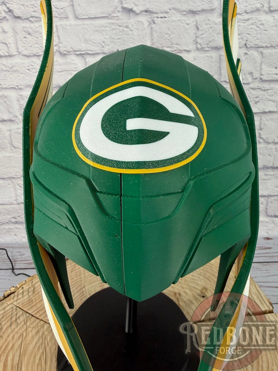 SCRATCH & DENT Green Bay-Inspired Norse God Helmet