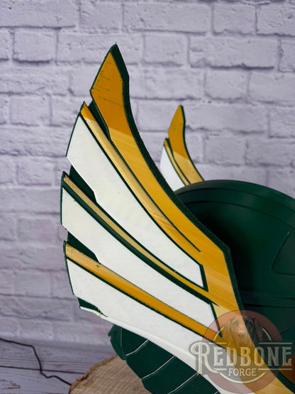 SCRATCH & DENT Green Bay-Inspired Norse God Helmet