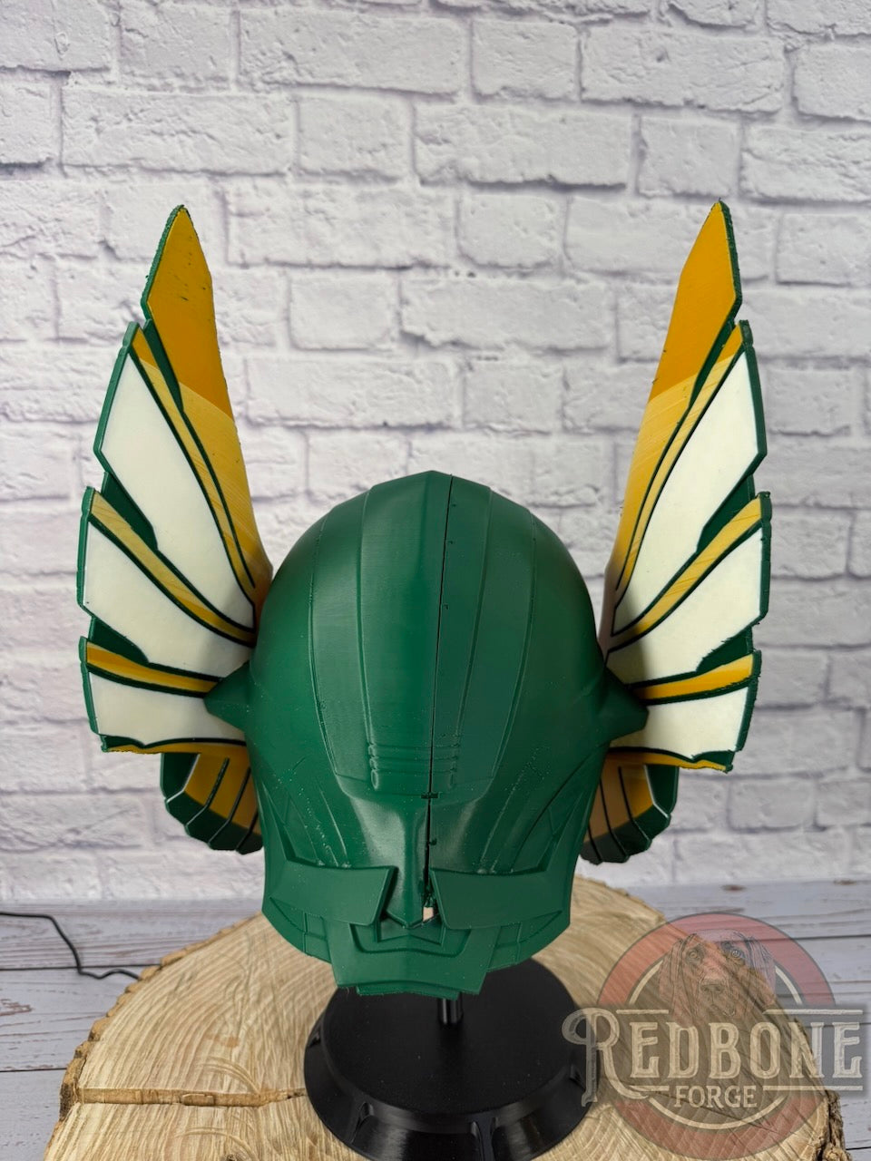 SCRATCH & DENT Green Bay-Inspired Norse God Helmet