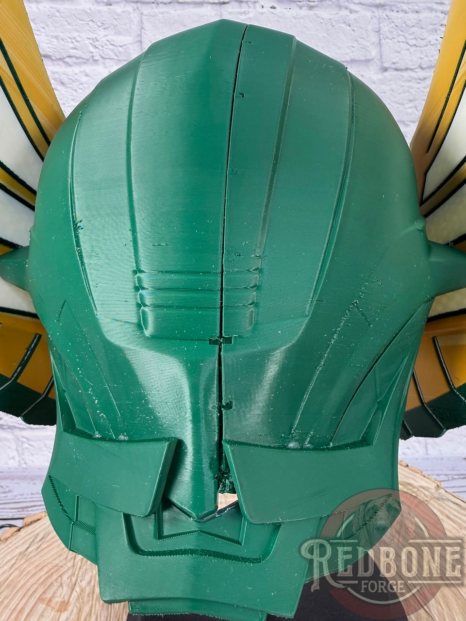 SCRATCH & DENT Green Bay-Inspired Norse God Helmet