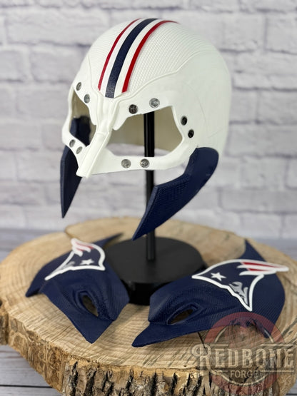 New England-Inspired Red, White, & Navy Patriot Mutant Cowl