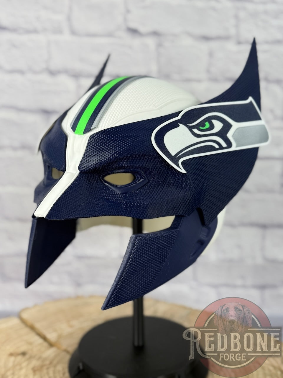 Seattle-Inspired White, Green & Navy Seattle Mutant Cowl