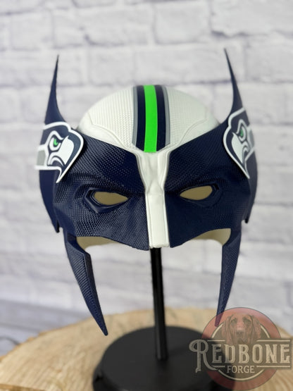 Seattle-Inspired White, Green & Navy Seattle Mutant Cowl