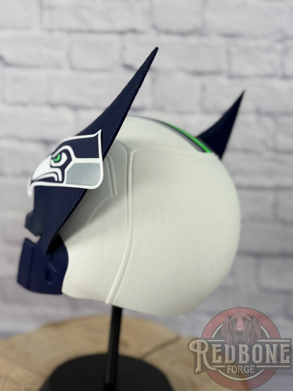 Seattle-Inspired White, Green & Navy Seattle Mutant Cowl