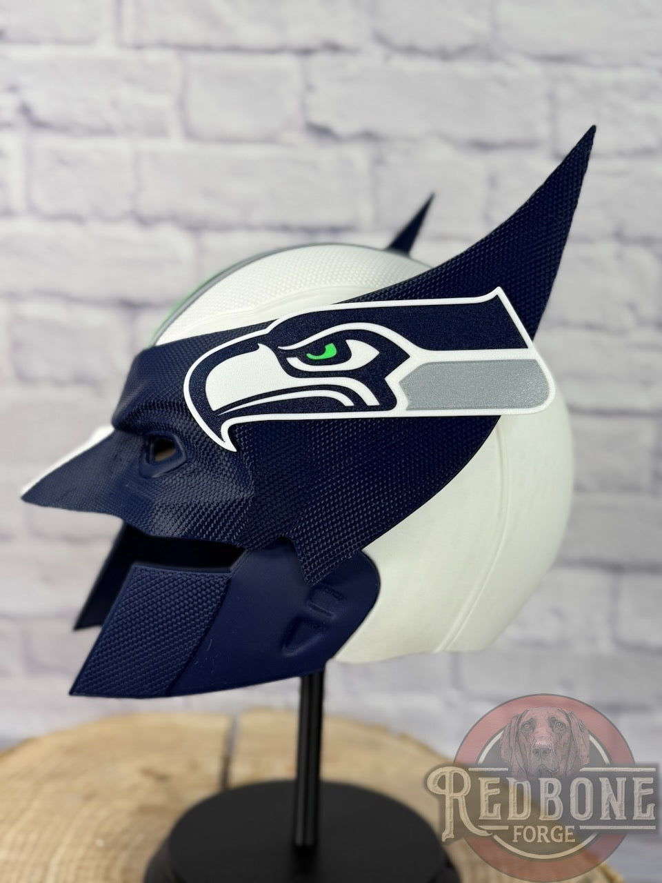 Seattle-Inspired White, Green & Navy Seattle Mutant Cowl