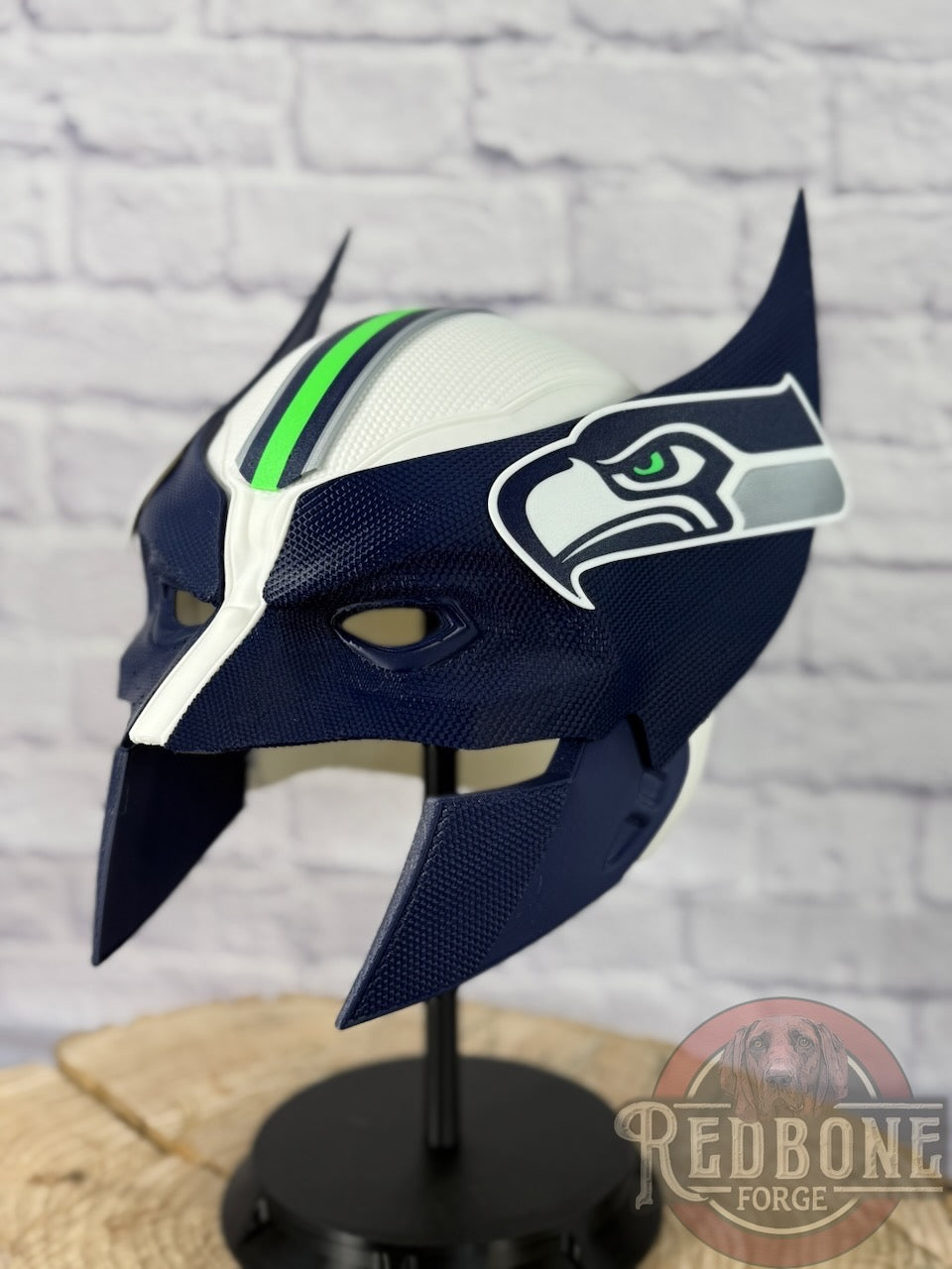 Seattle-Inspired White, Green & Navy Seattle Mutant Cowl