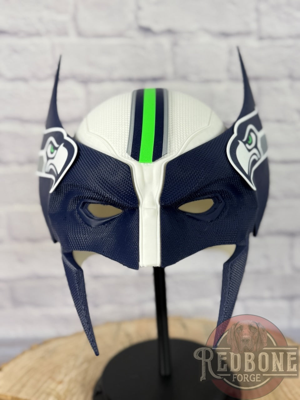 Seattle-Inspired White, Green & Navy Seattle Mutant Cowl