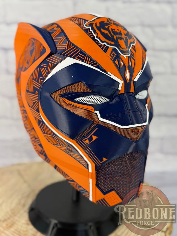 Bears Black Panther 3D Printed Helmet