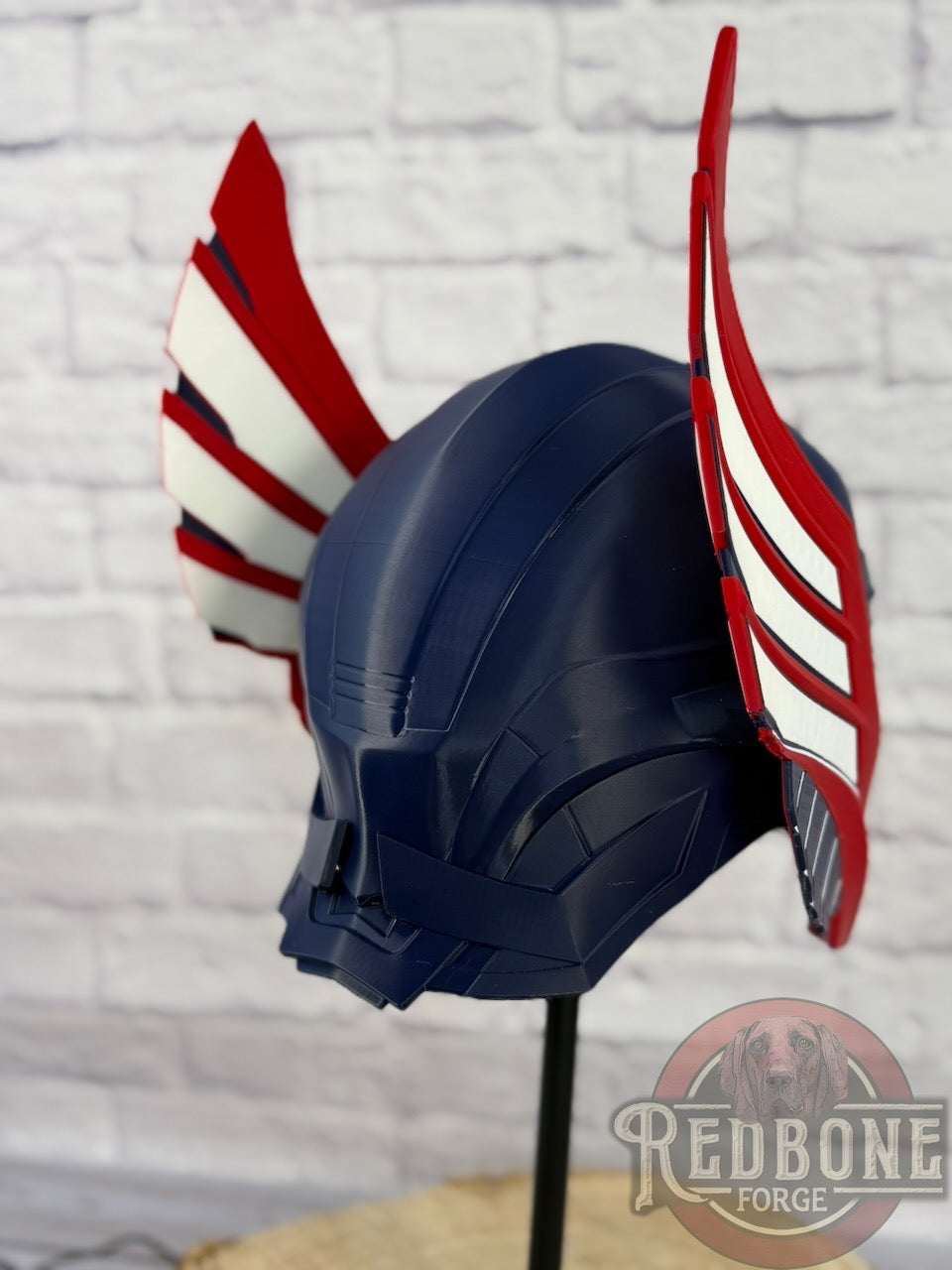 TEAM USA -Inspired Red, White, & Blue Norse God Helmet Olympic
