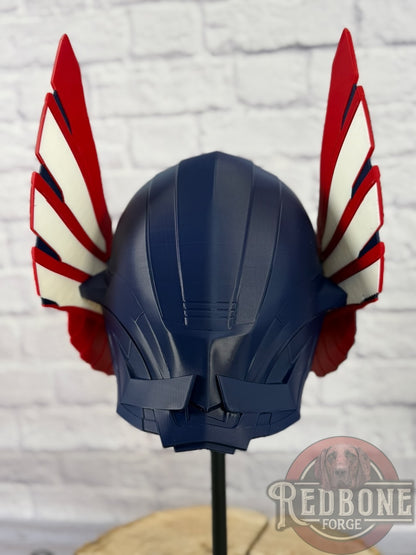 TEAM USA -Inspired Red, White, & Blue Norse God Helmet Olympic