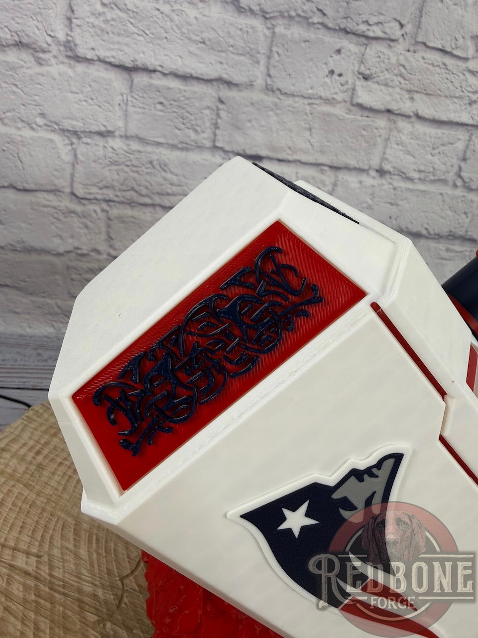 Patriots-Inspired Mjolnir Thor Hammer