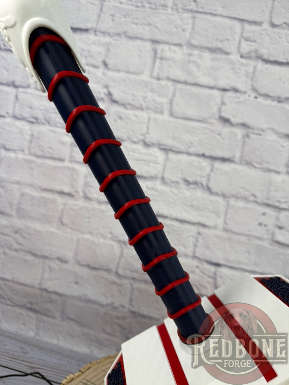 Patriots-Inspired Mjolnir Thor Hammer