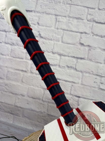 Patriots-Inspired Mjolnir Thor Hammer