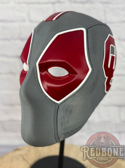 Oklahoma-Inspired Crimson & Anthracite Masked Mercenary