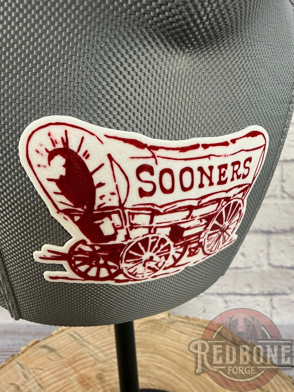 Oklahoma-Inspired Crimson & Anthracite Masked Mercenary