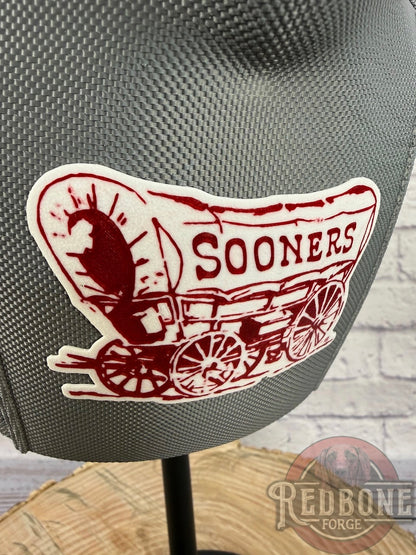 Oklahoma-Inspired Crimson & Anthracite Masked Mercenary