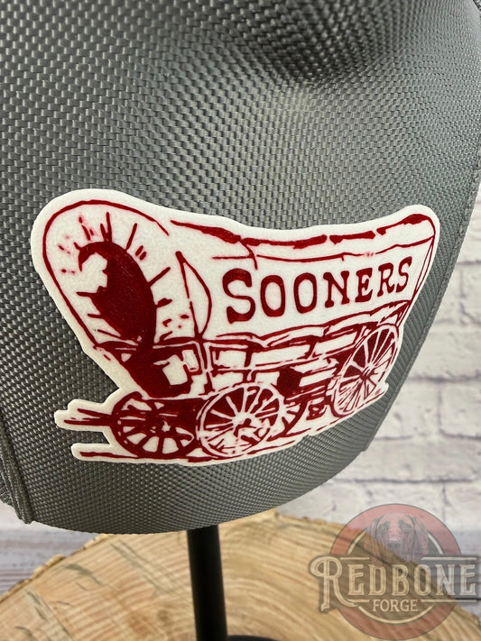 Oklahoma-Inspired Crimson & Anthracite Masked Mercenary