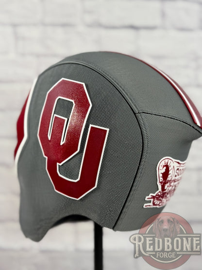 Oklahoma-Inspired Crimson & Anthracite Masked Mercenary