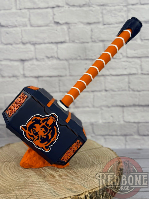 Bears Thor Hammer 3D Printed Hammer