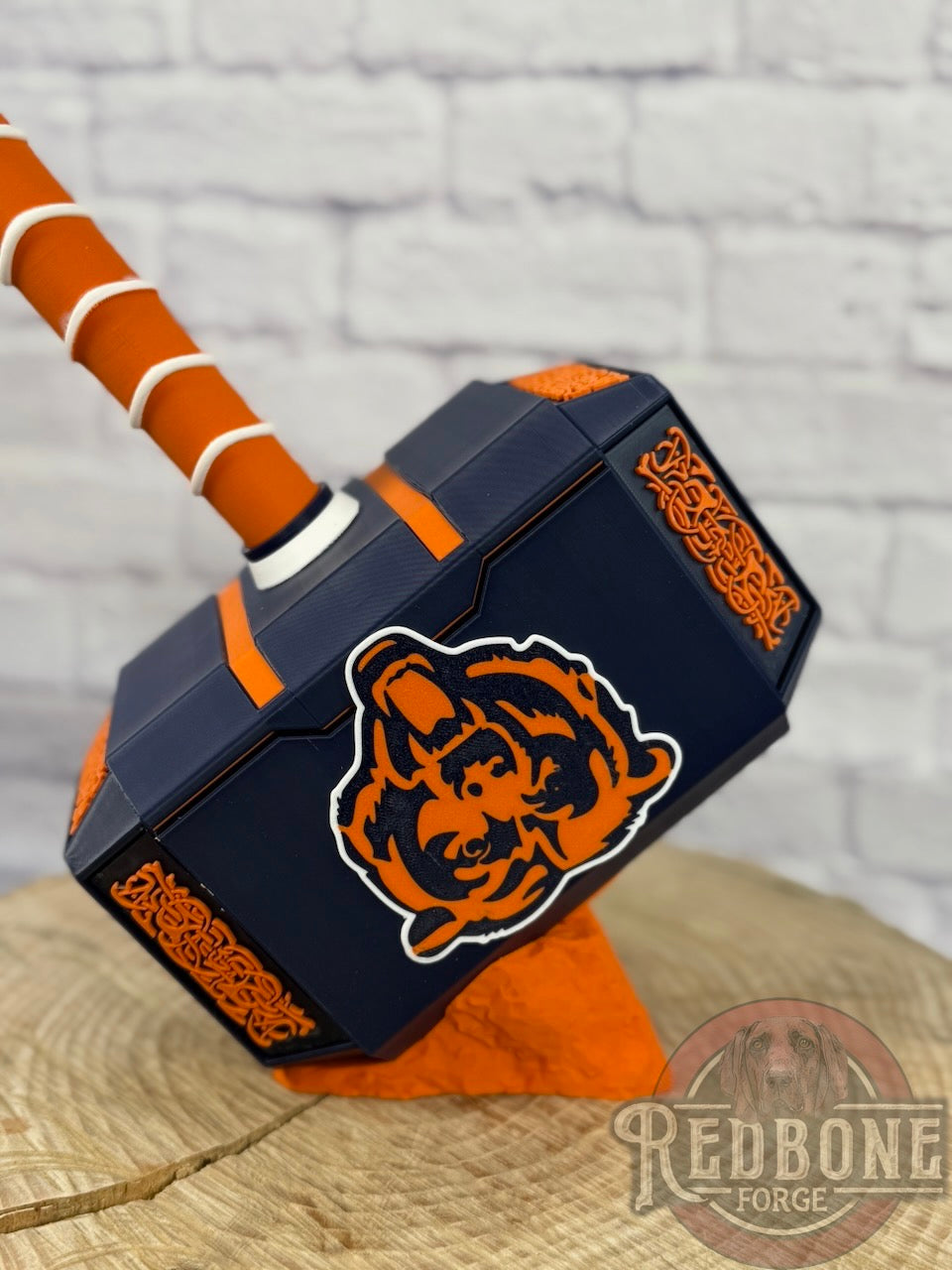 Chicago Bears-Inspired Mjolnir Thor Hammer