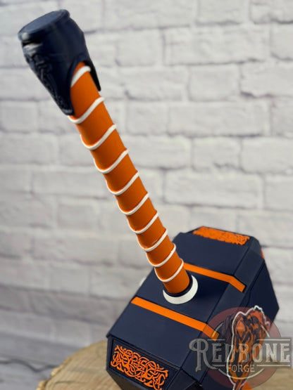 Chicago Bears-Inspired Mjolnir Thor Hammer