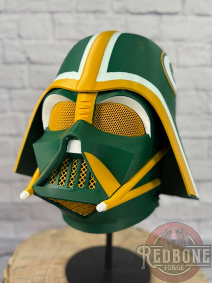 Green Bay-Inspired Yellow & Green Lord Vader Helmet
