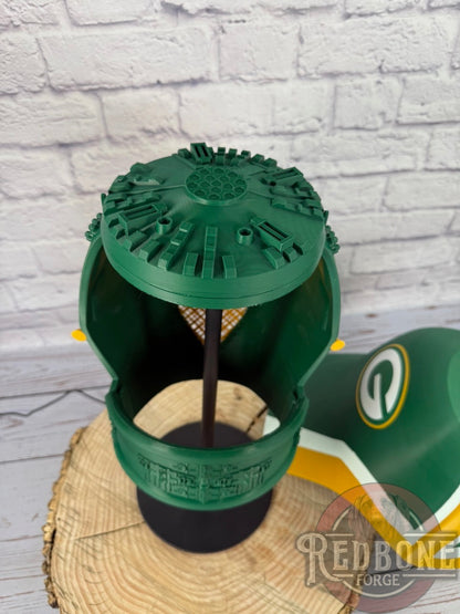 Green Bay-Inspired Yellow & Green Lord Vader Helmet