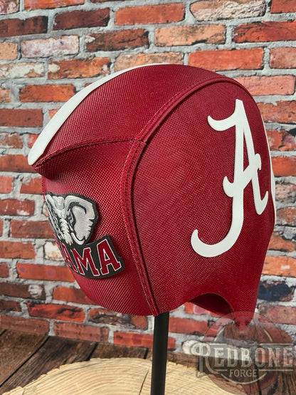 Alabama-Inspired Crimson & White Masked Mercenary Mask